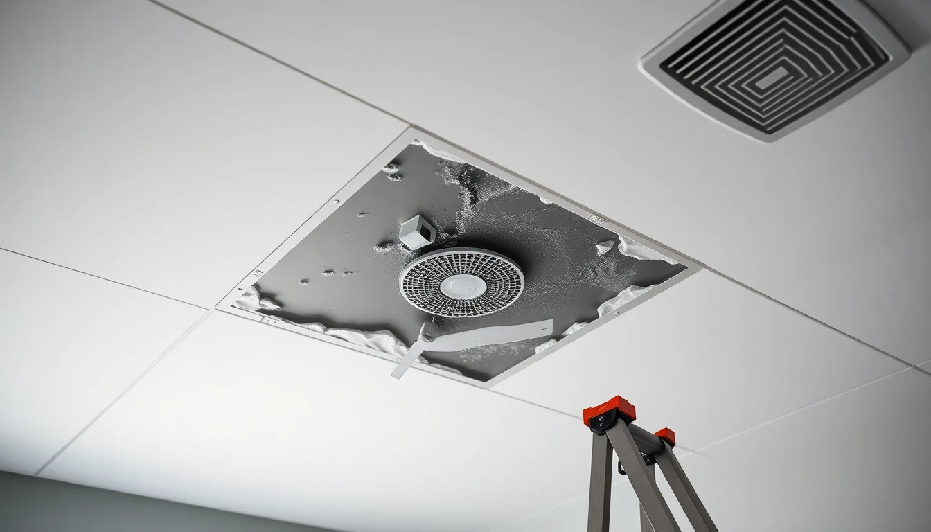 Ceiling Water Damage Repair