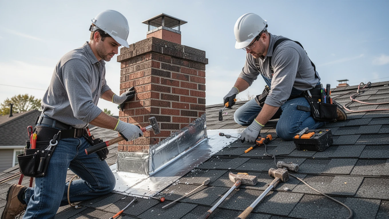 Chimney Flashing Repair