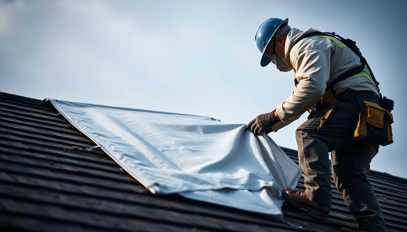 Temporary Roof Tarping