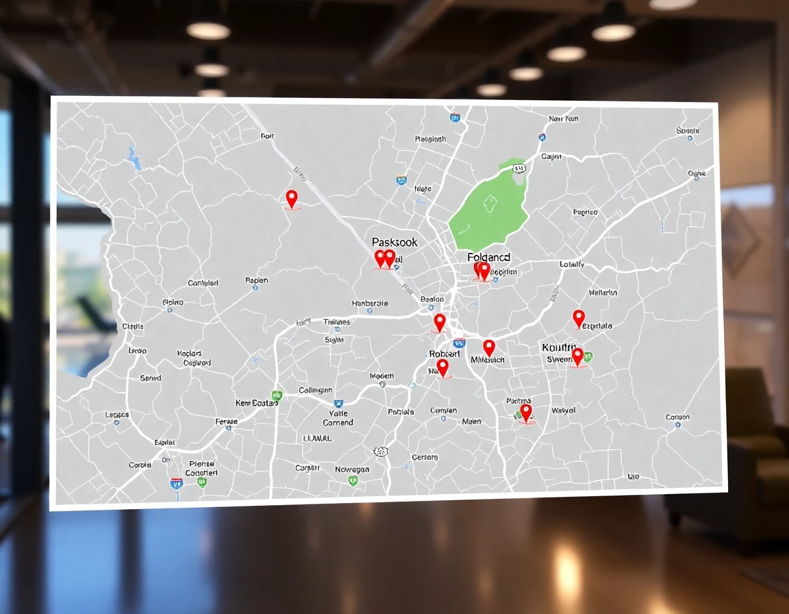 Roofing Service Areas Map