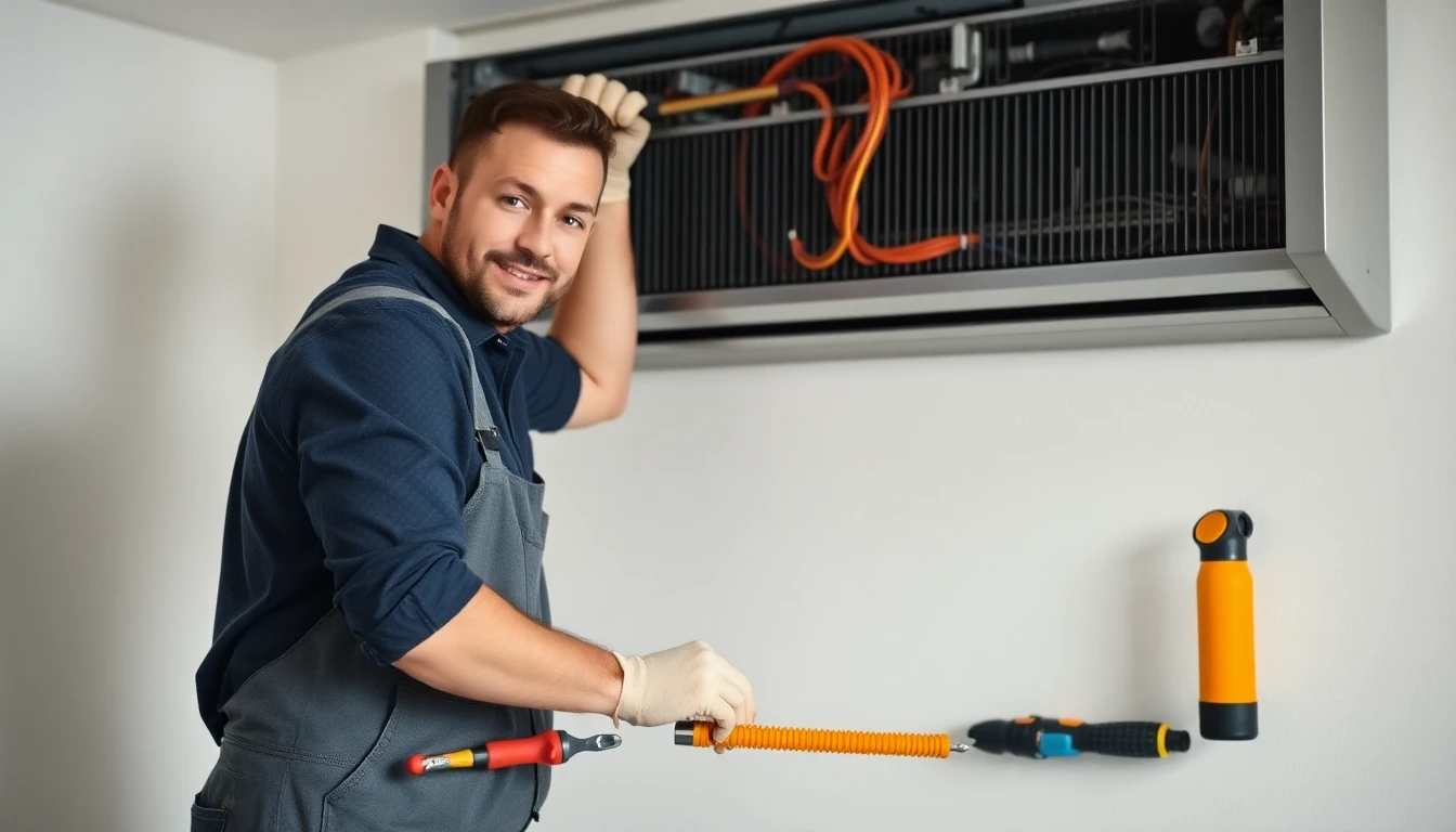Heating system repair