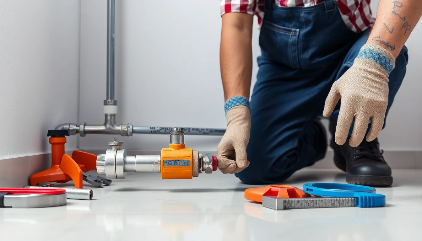 Gas line repair
