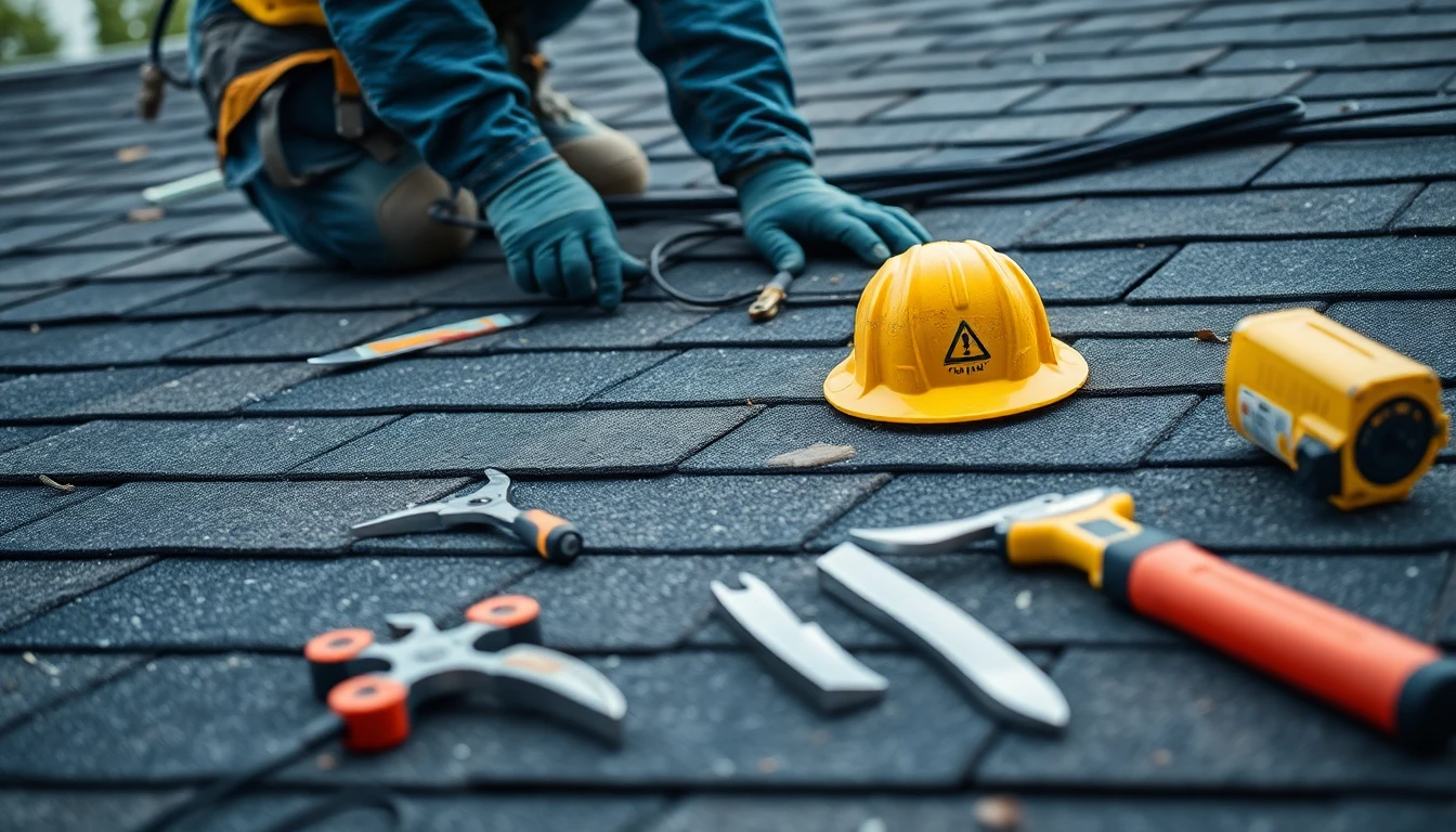 Storm damage repair