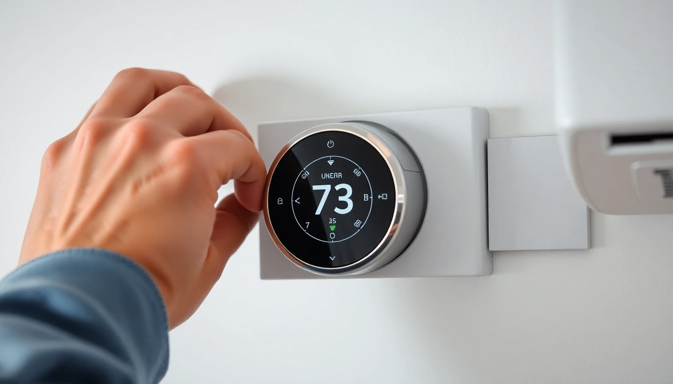 Thermostat installation