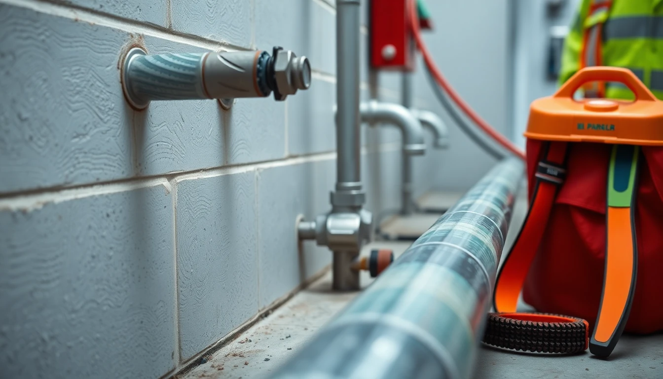 Gas line repair