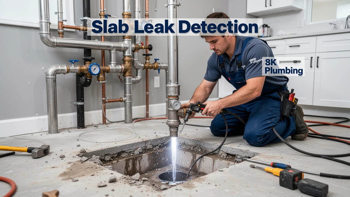 Slab Leak Detection