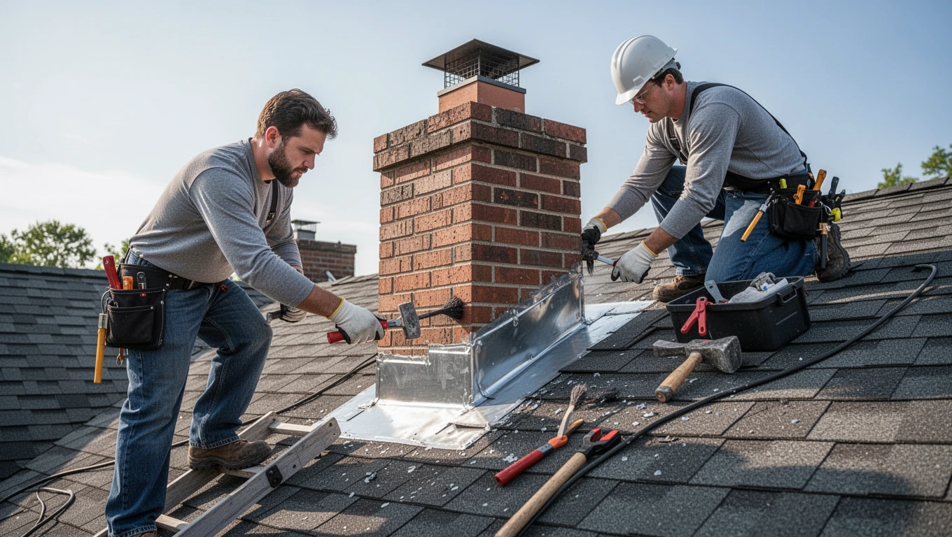 Chimney Flashing Repair