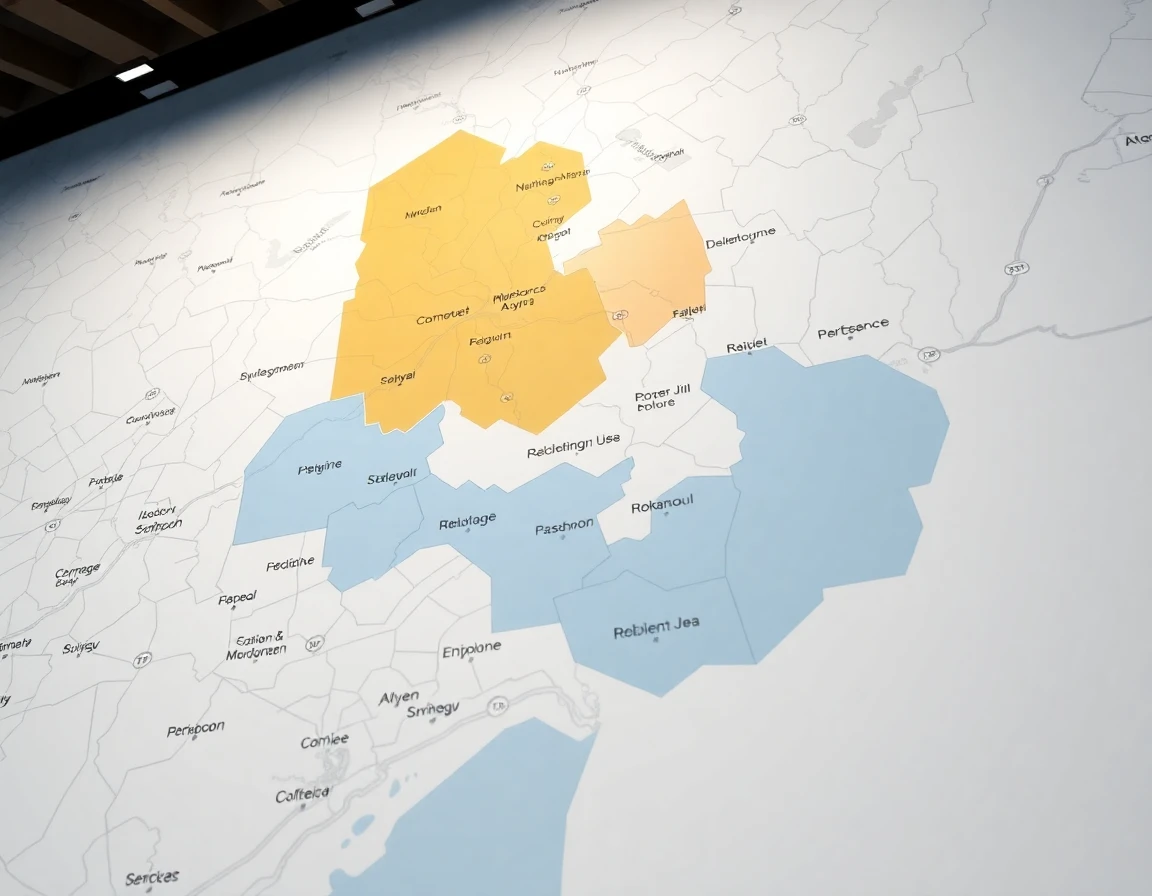 Roofing Service Areas Map