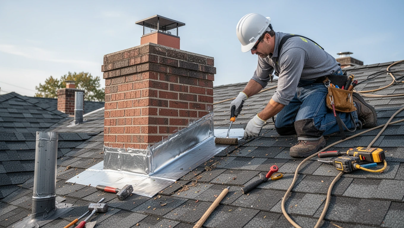 Chimney Flashing Repair