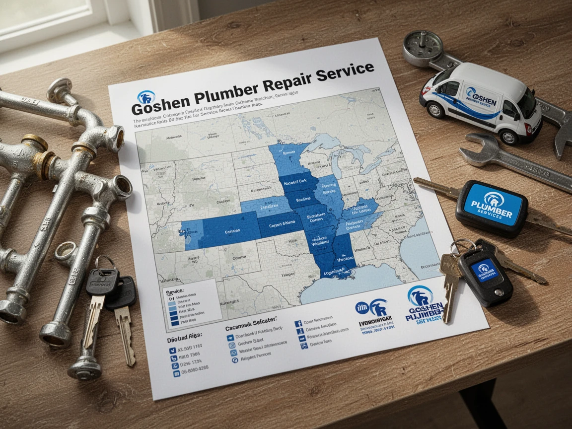 Plumbing Service Areas Map