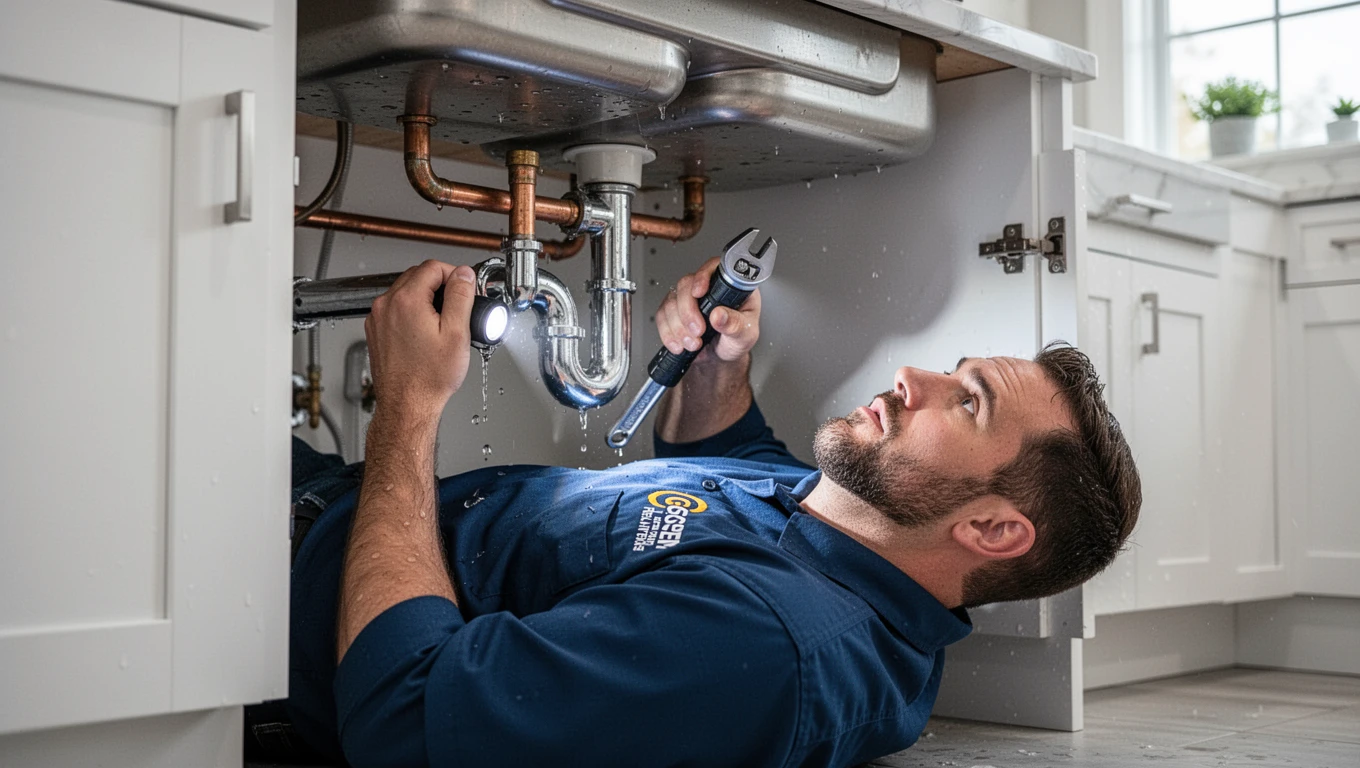 Leak Under Kitchen Sink Repair