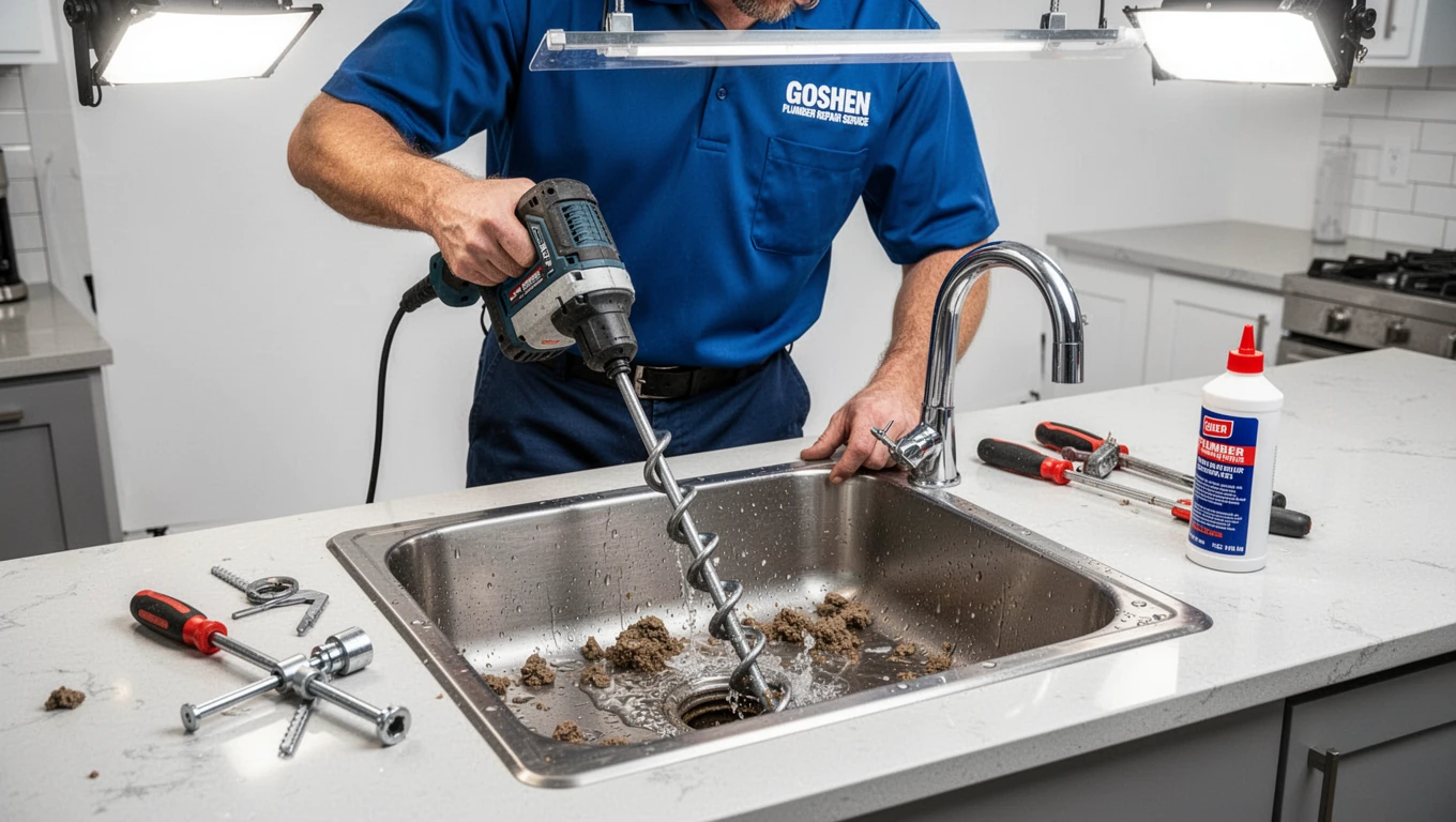 Clogged Kitchen Sink & Drain Clearing
