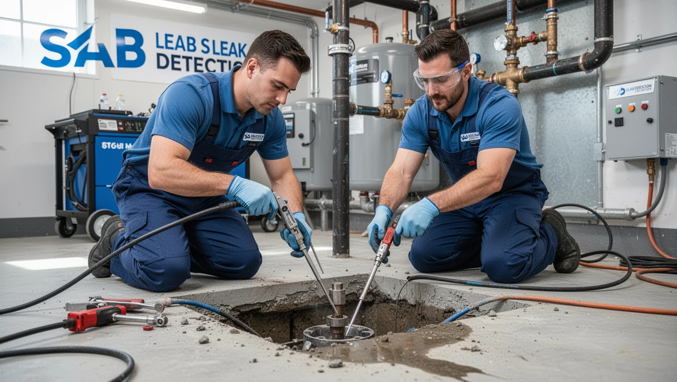 Slab Leak Detection