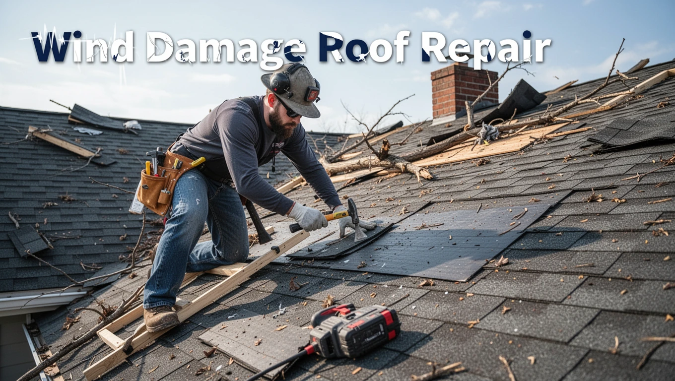 Wind Damage Roof Repair
