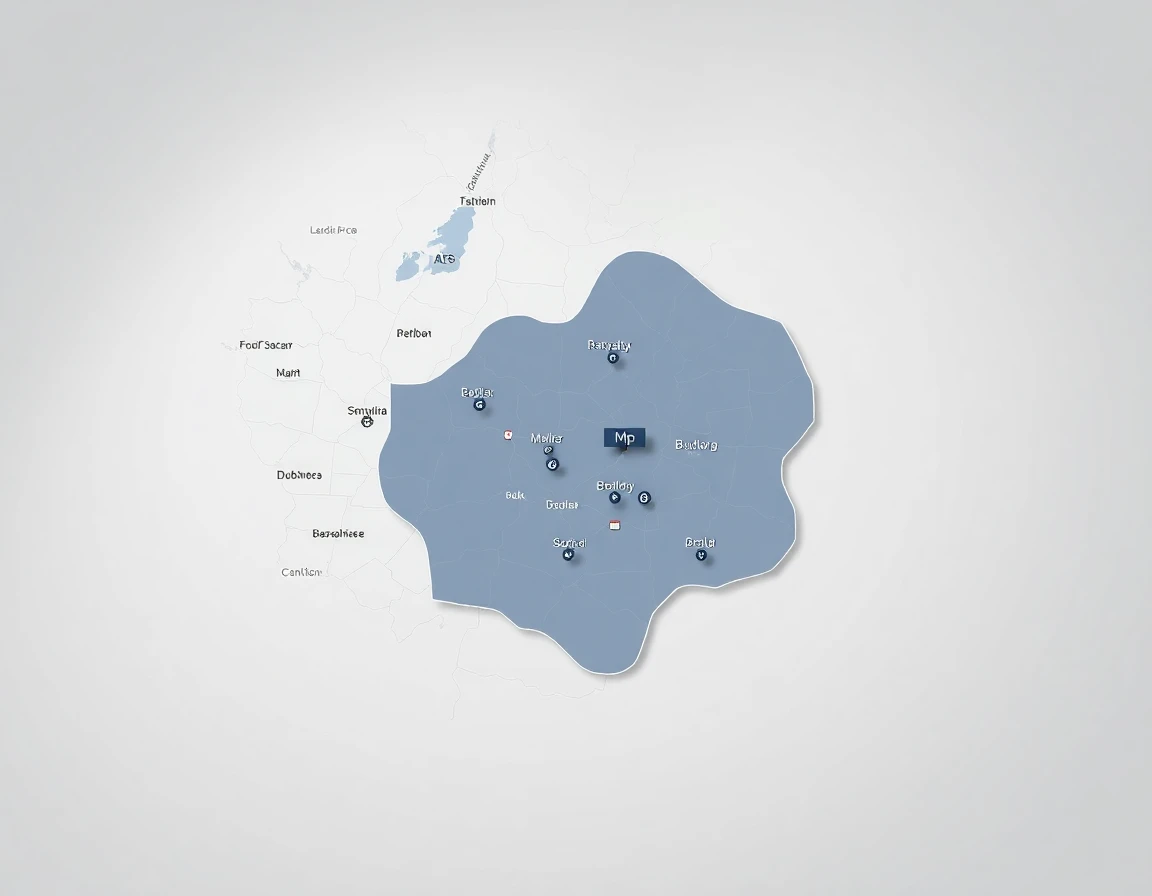 Roofing Service Areas Map