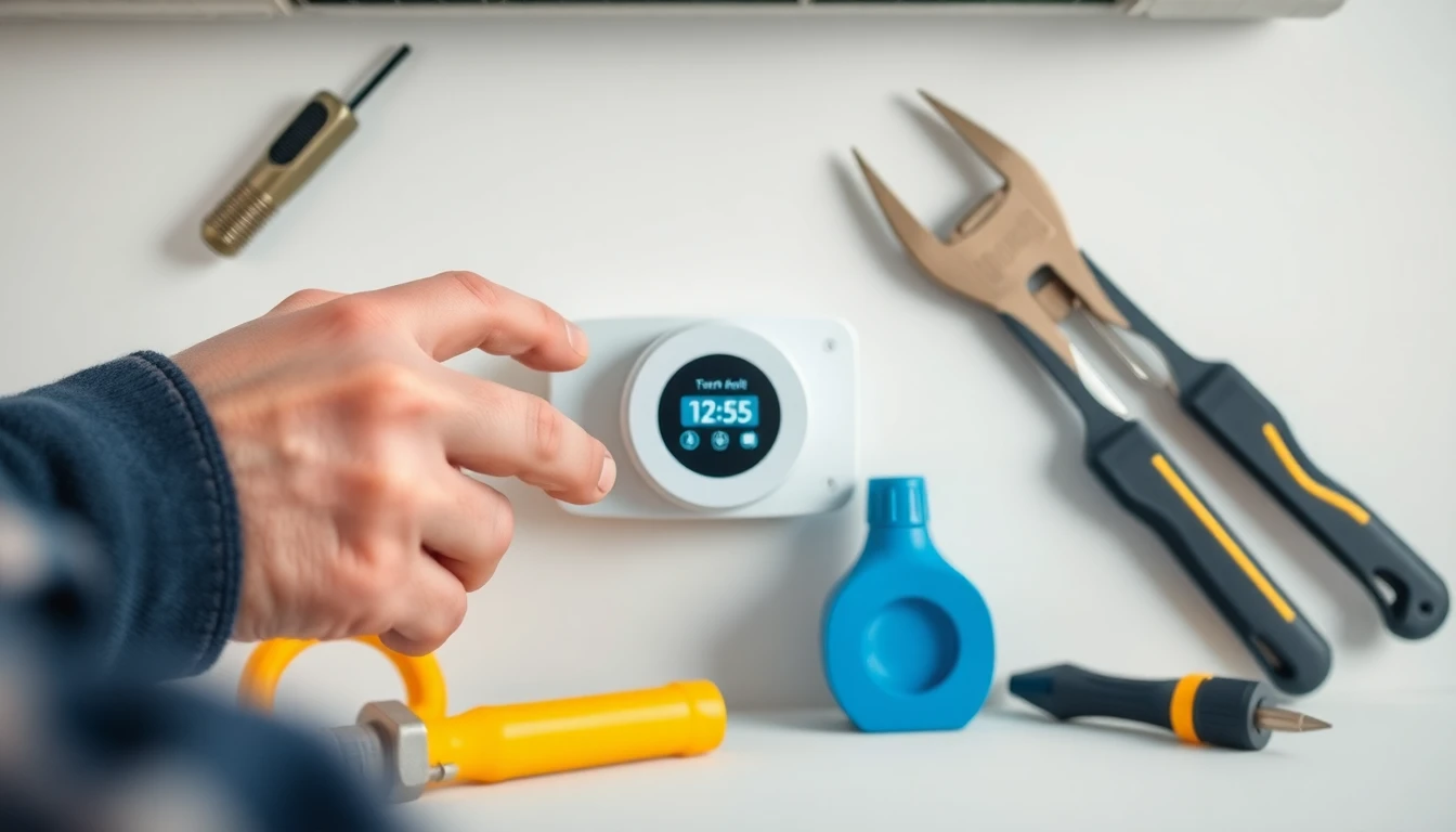 Thermostat installation