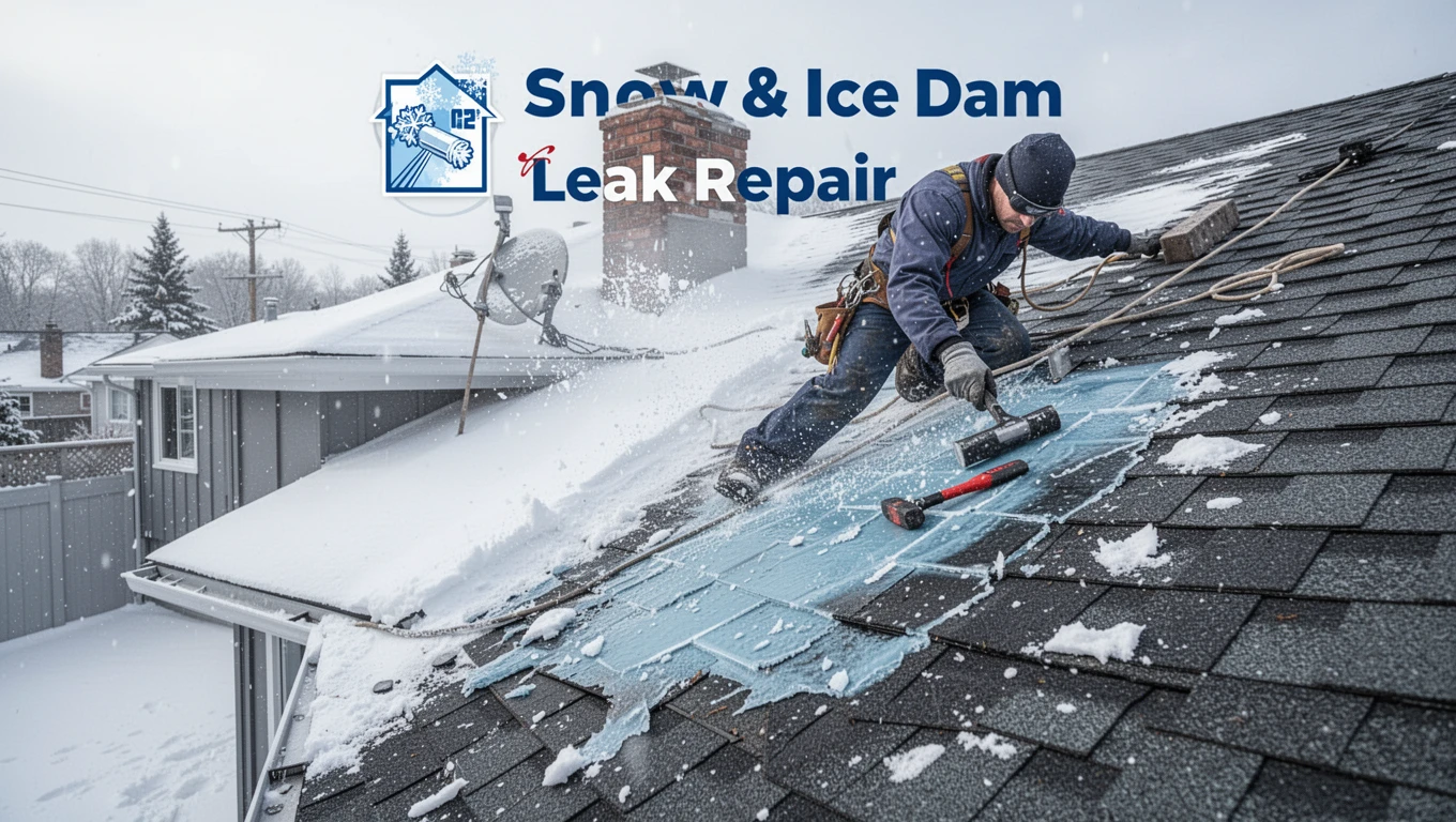 Snow & Ice Dam Leak Repair