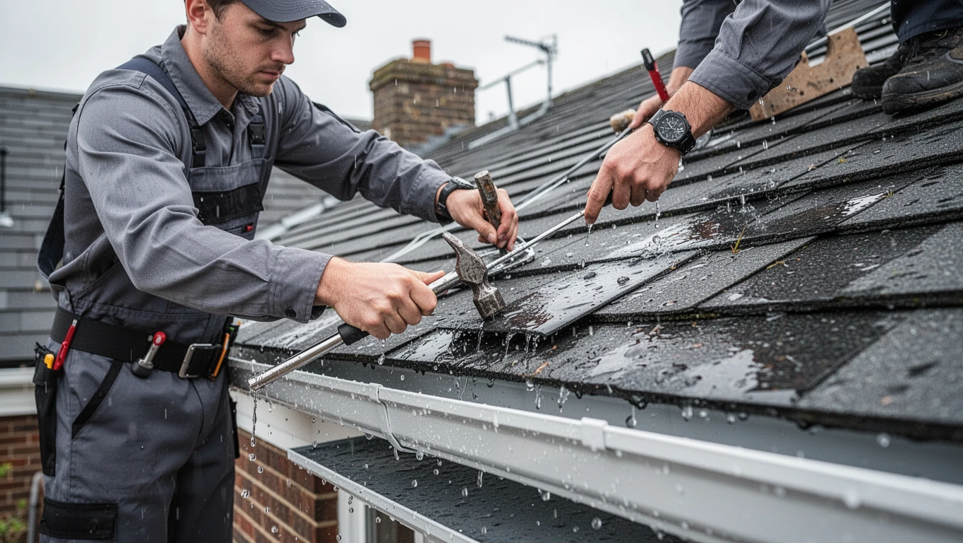 New Rain Gutter Installation