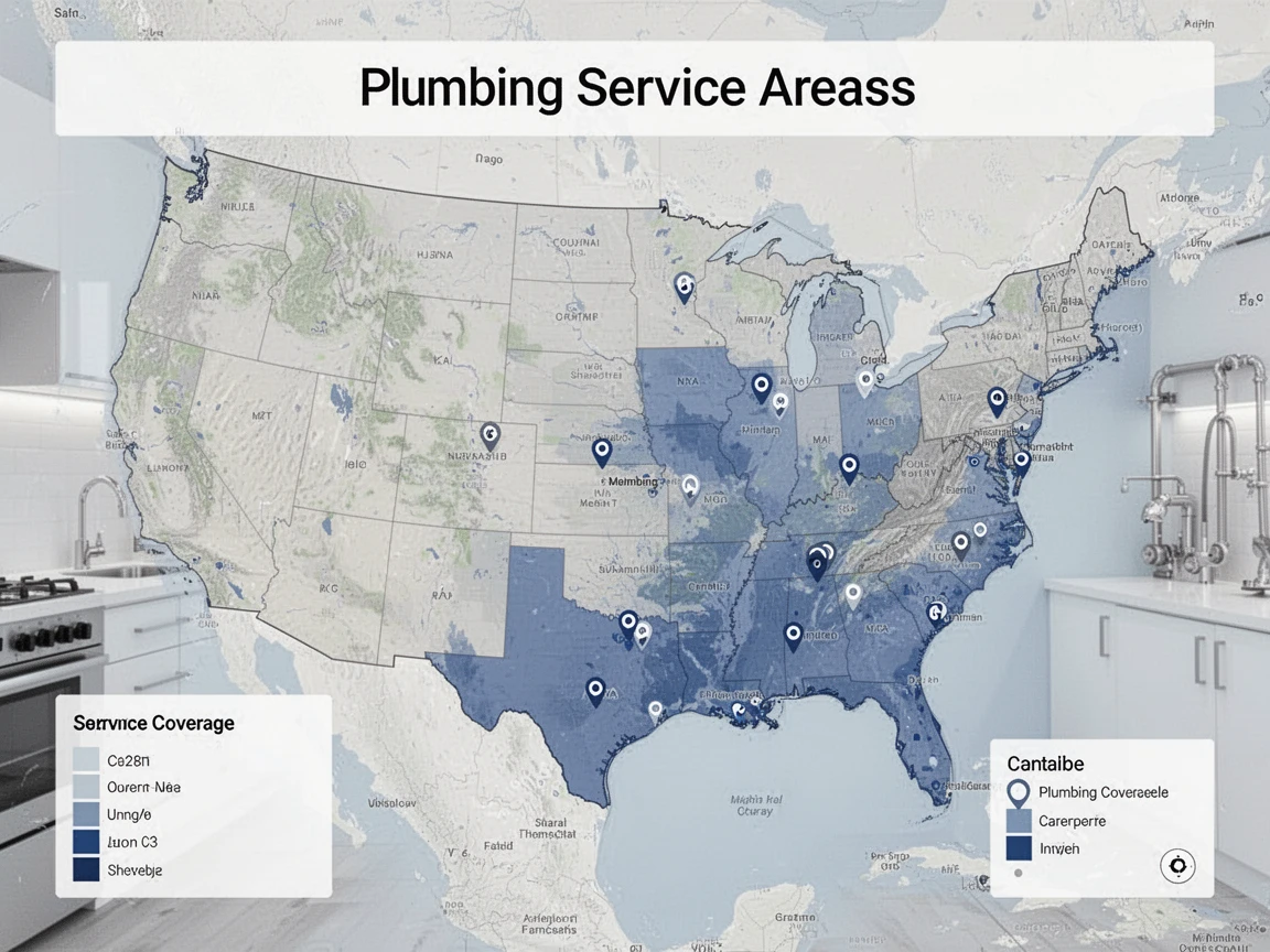 Plumbing Service Areas Map