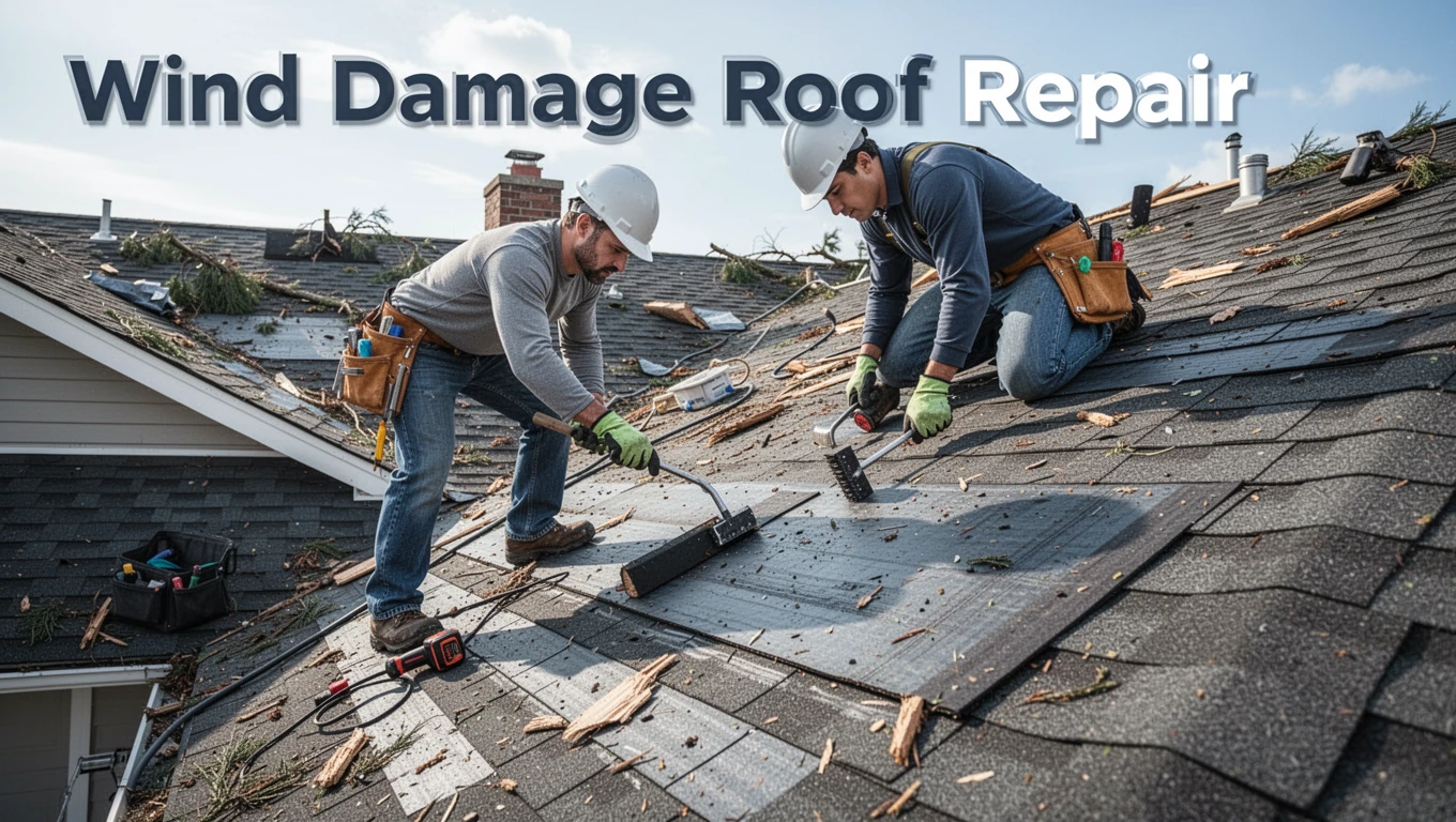 Wind Damage Roof Repair