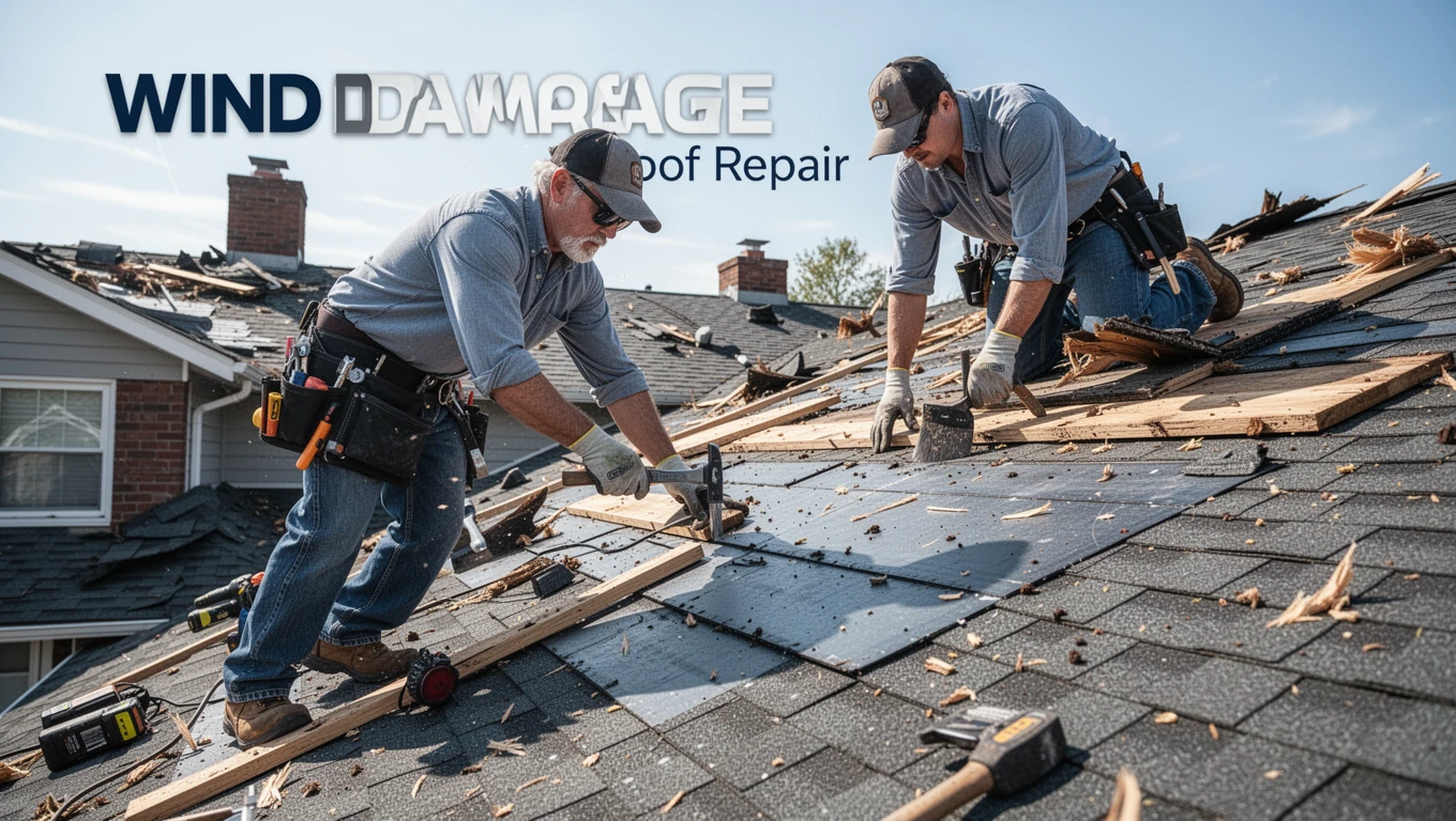 Wind Damage Roof Repair