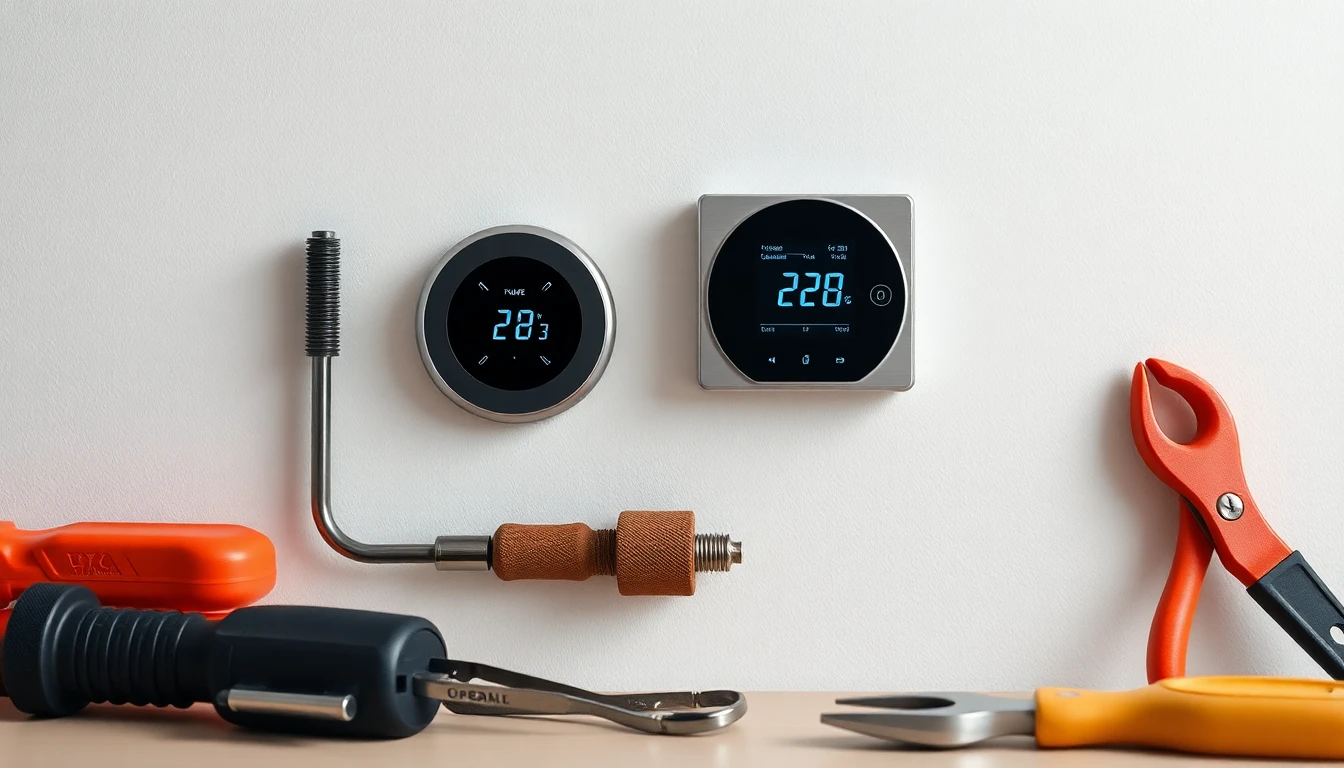 Thermostat installation