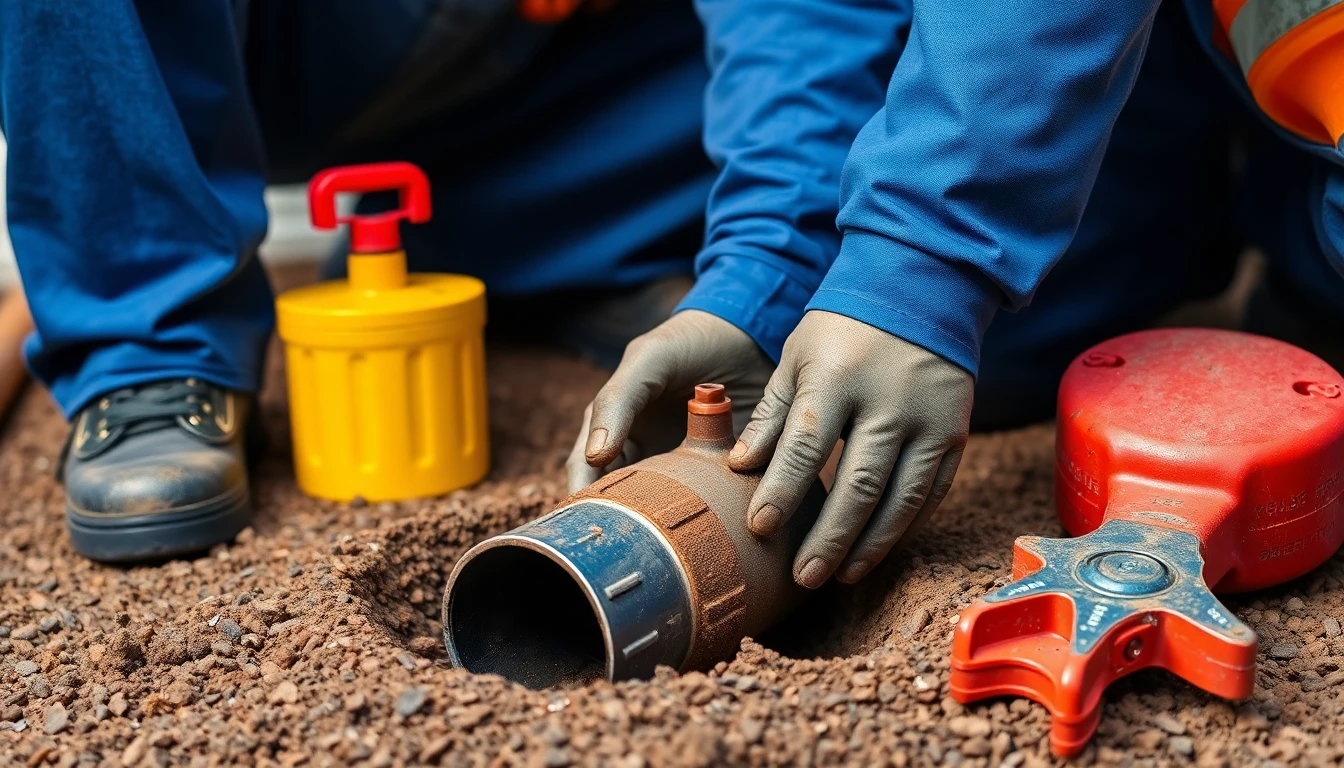 Sewer line repair