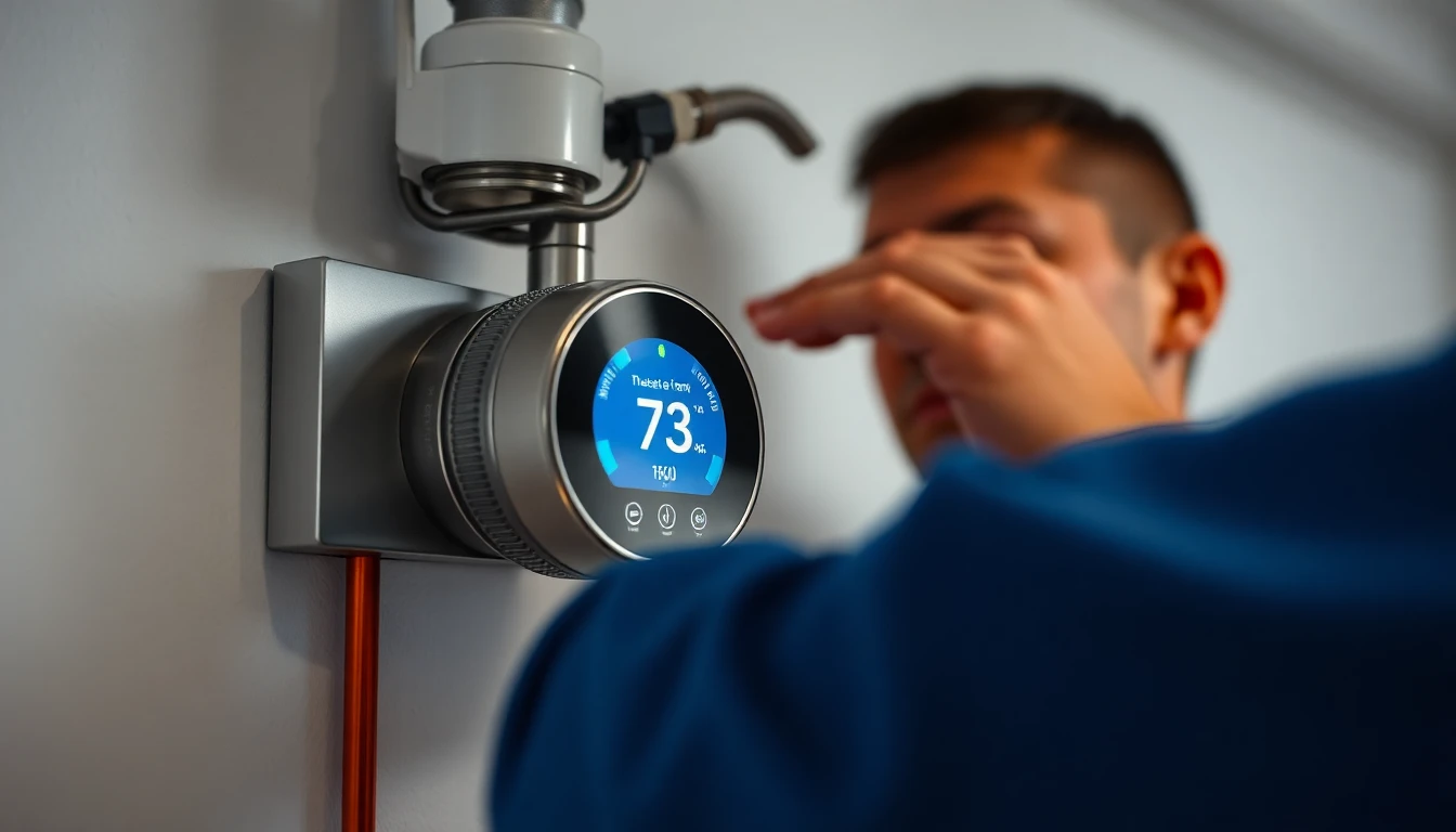 Thermostat installation