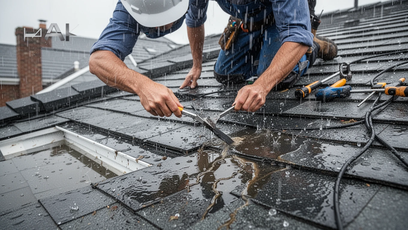 Heavy Rain Leak Repair