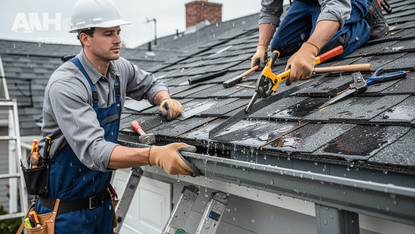 New Rain Gutter Installation