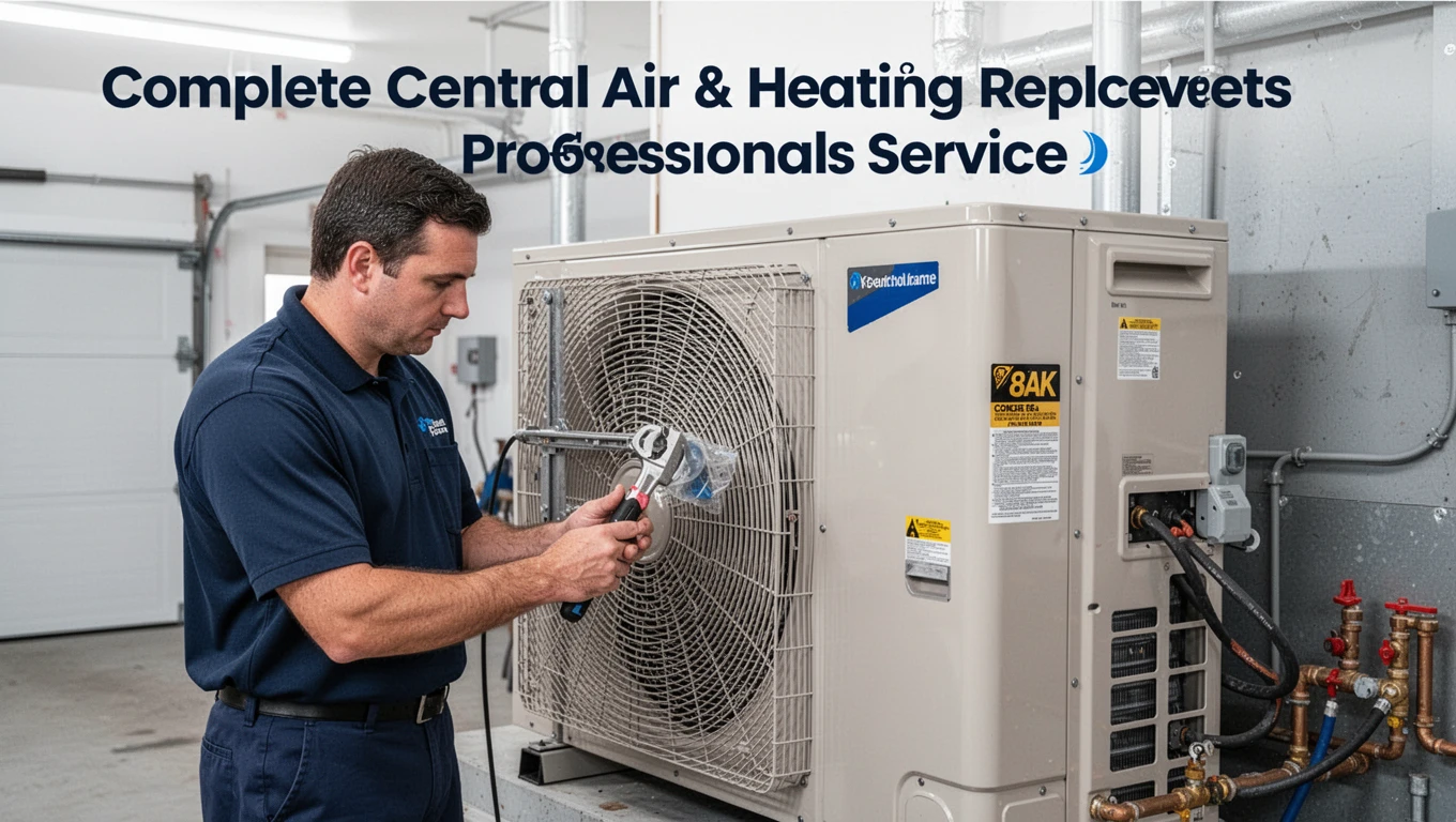Complete Central Air & Heating Replacements