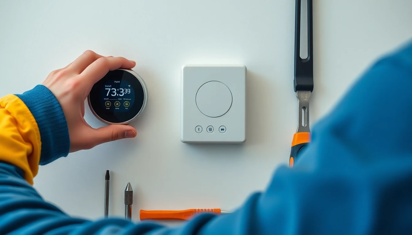 Thermostat installation