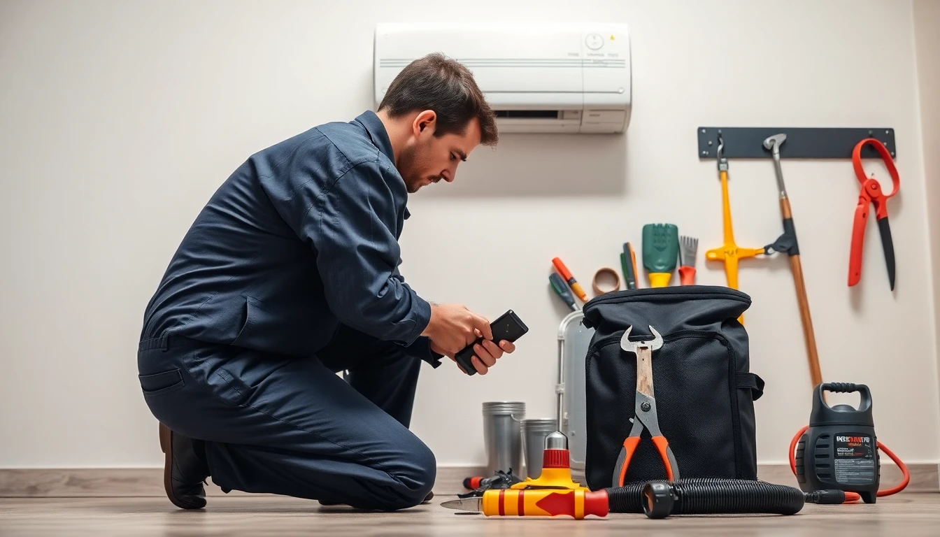 Heating system repair