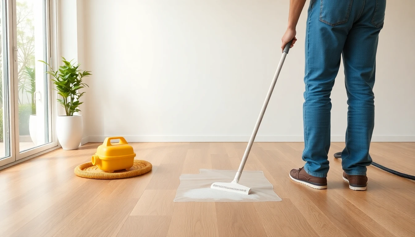 Hardwood Floor Drying