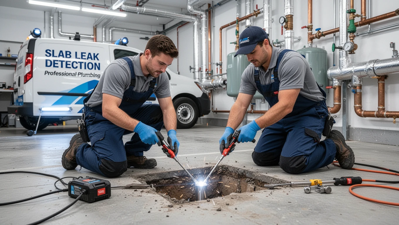 Slab Leak Detection