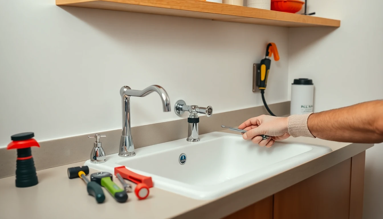Sink installation