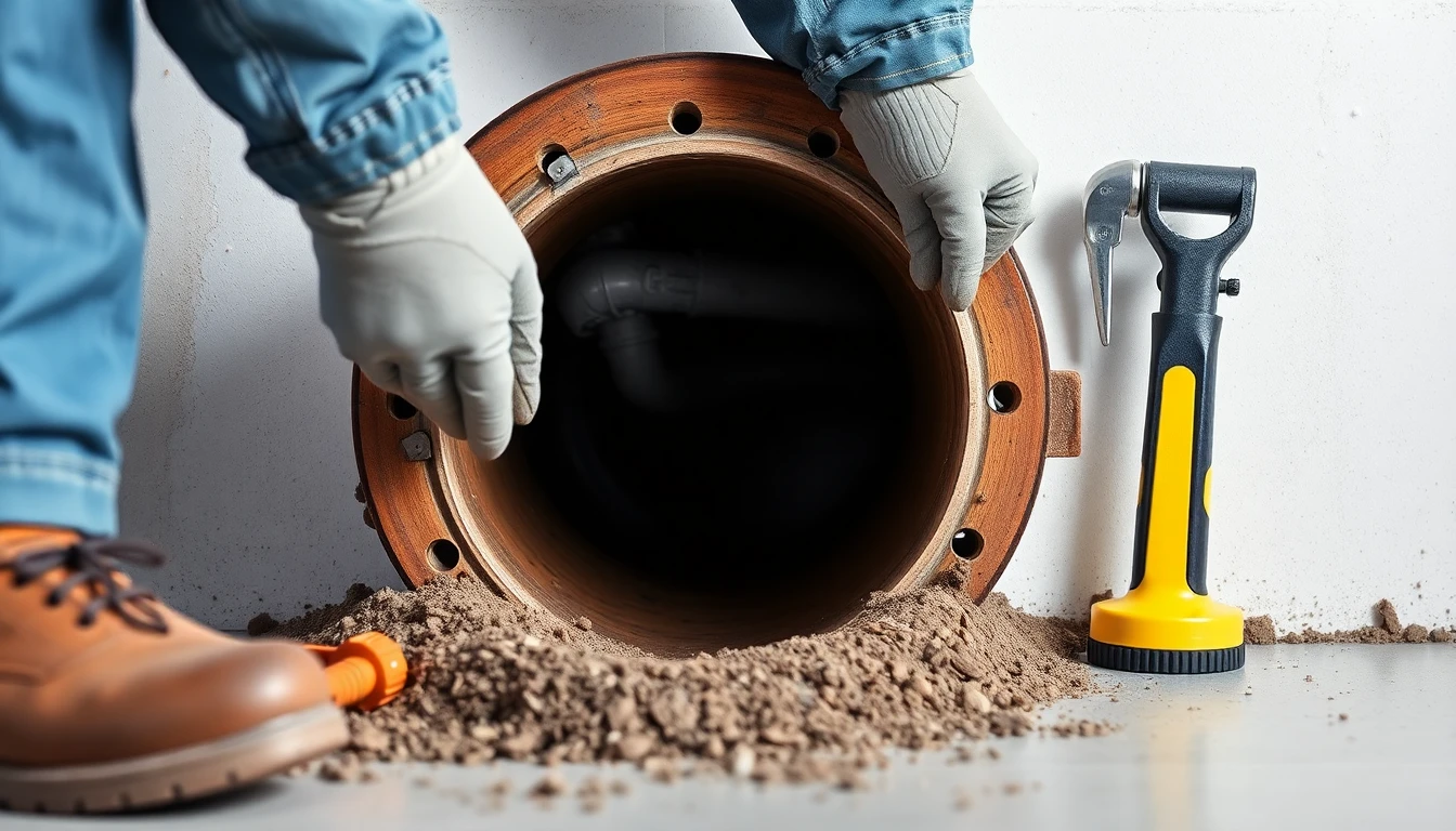 Sewer line repair