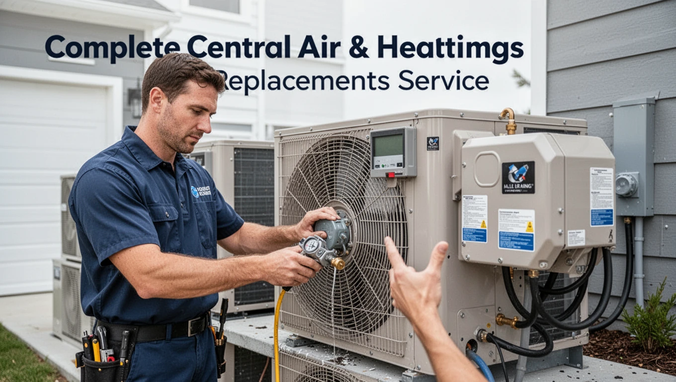 Complete Central Air & Heating Replacements