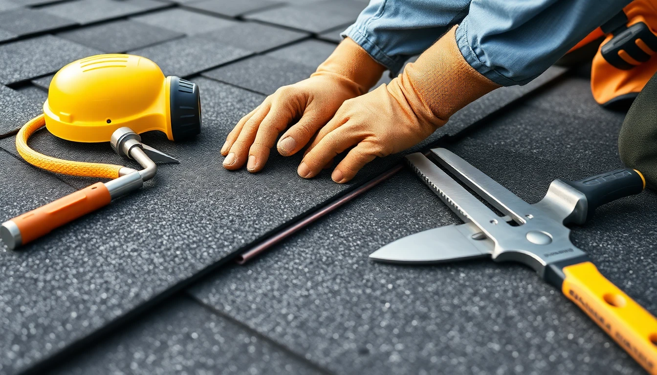 Asphalt shingle repair