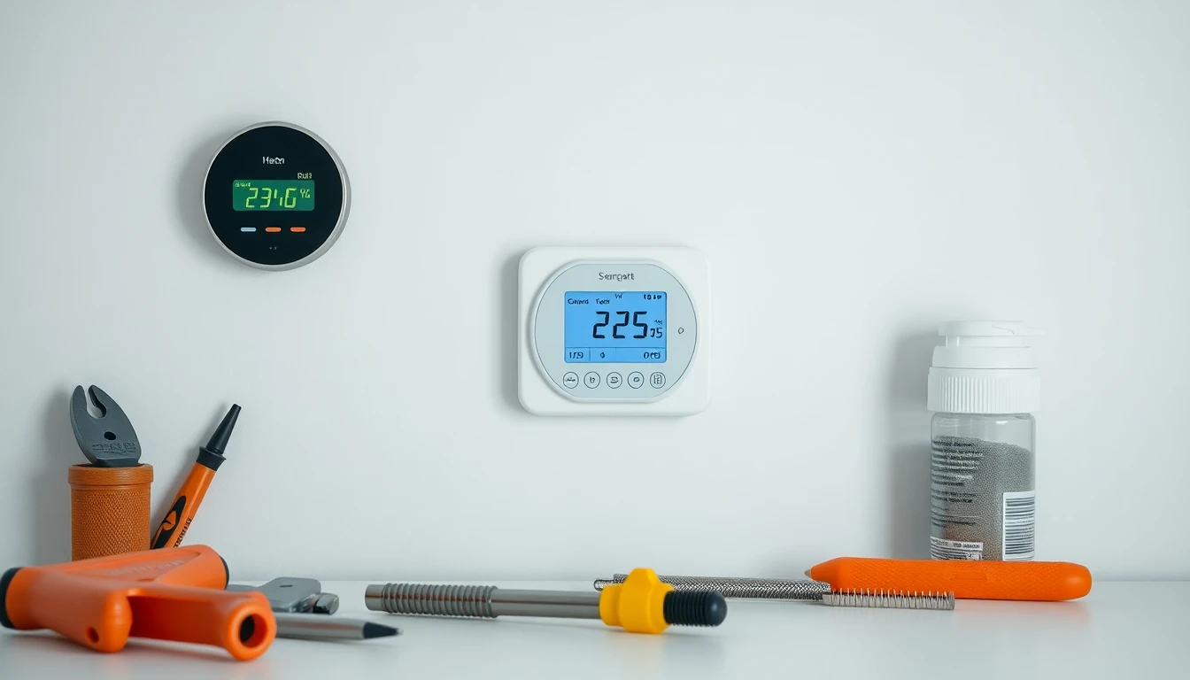 Thermostat installation