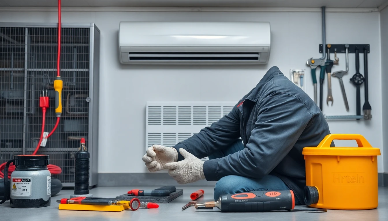 Heating system repair