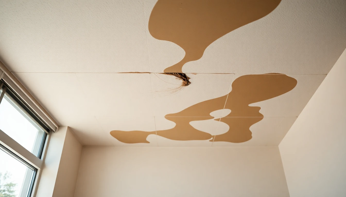 Ceiling Water Damage Repair