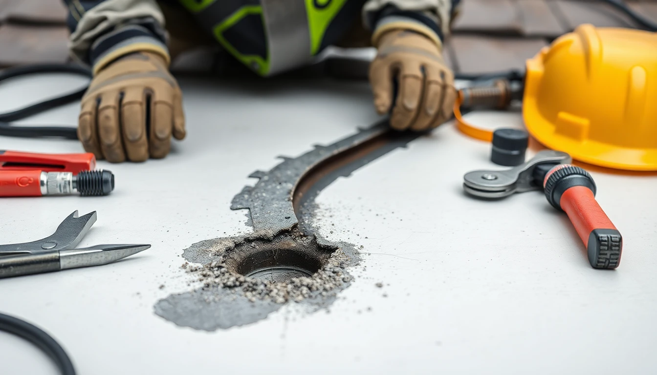 Roof leak repair