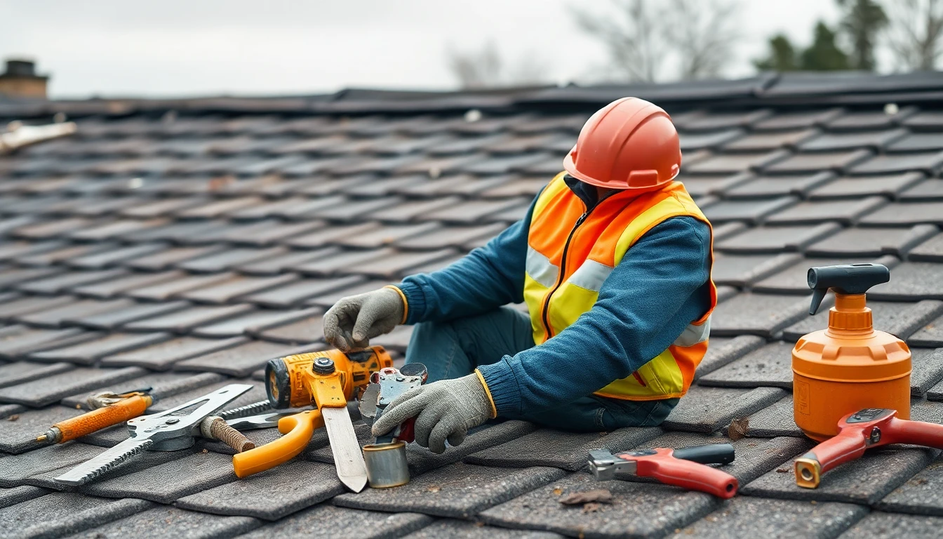Storm damage repair