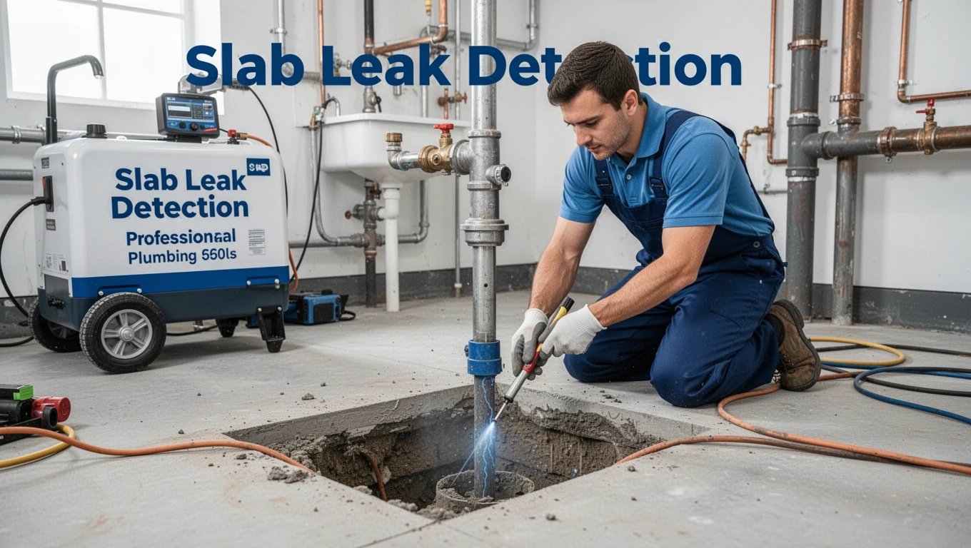 Slab Leak Detection