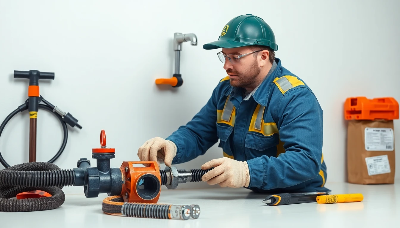 Gas line repair