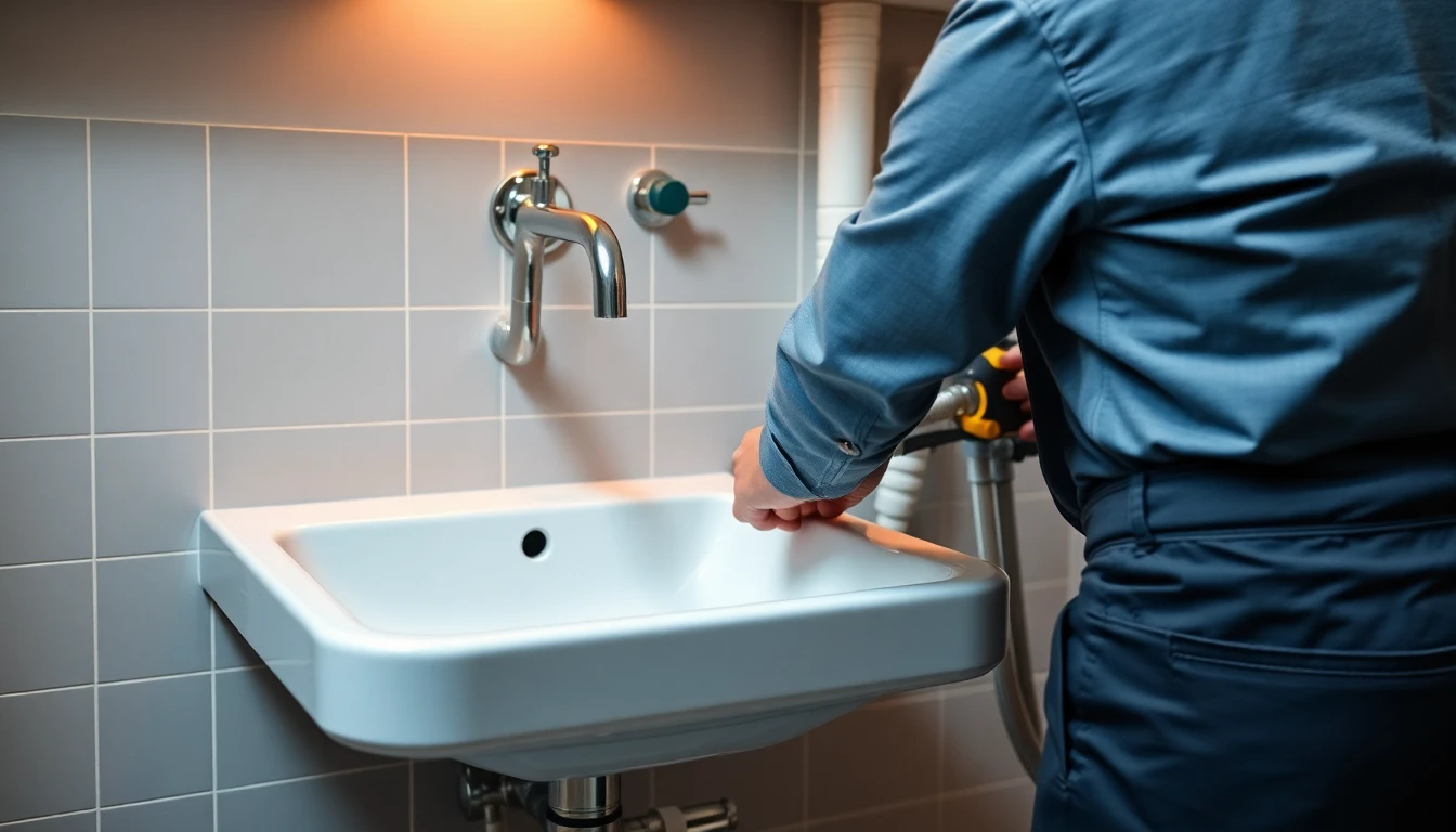 Sink installation