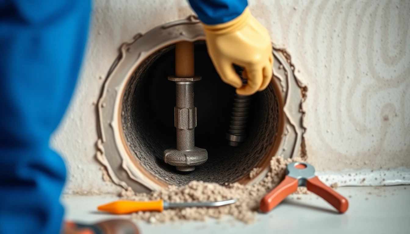 Sewer line repair