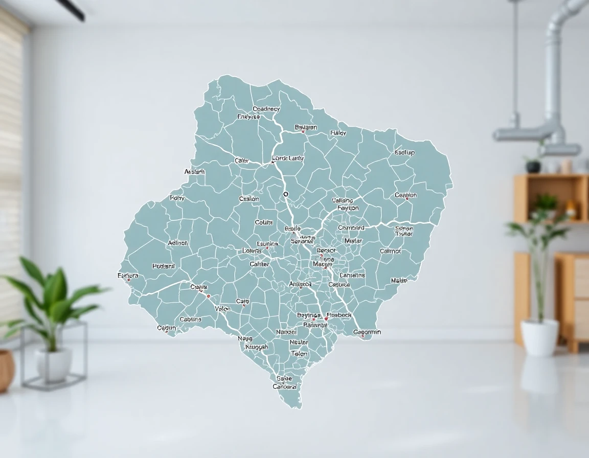 Plumbing Service Areas Map