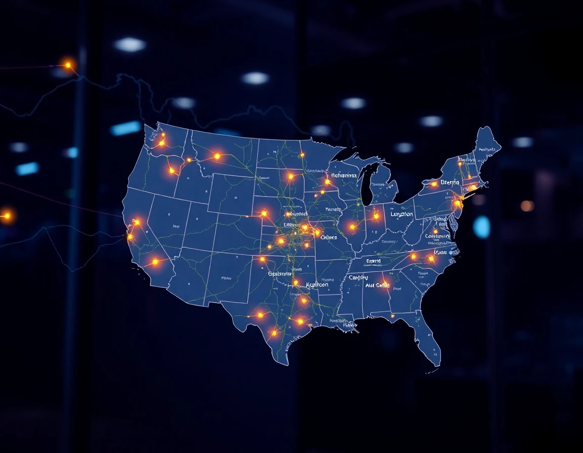 Electrical Service Areas Map